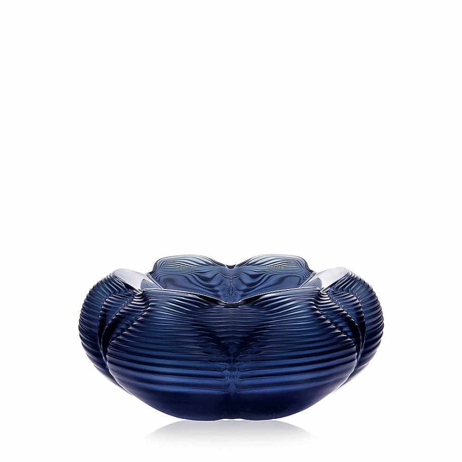 The Art Pieces | Lalique Fontana Bowl, Zaha Hadid & Lalique, 2016 Midnight Blue Crystal