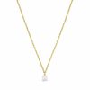 Necklaces | Lalique Muguet Necklace Clear Crystal/ Vermeil