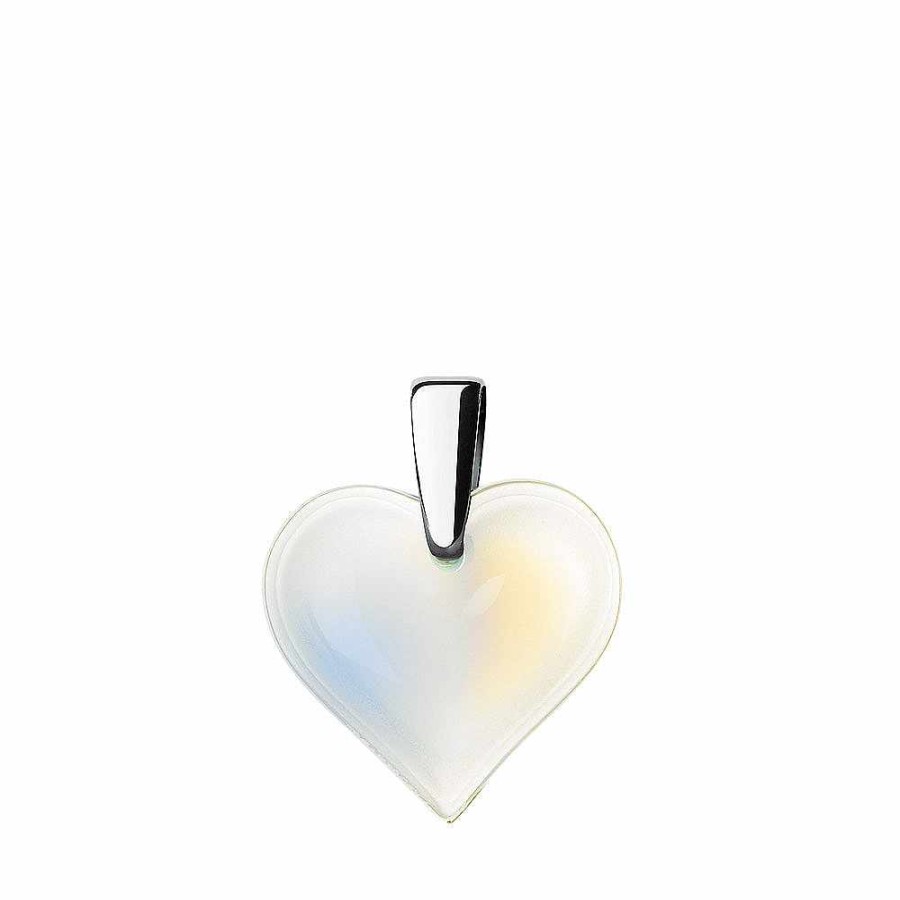 Pendants | Lalique Amoureuse Beaucoup Pendant Opalescent Crystal/ Silver