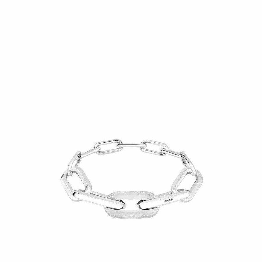 Bracelets | Lalique Empreinte Animale Bracelet Clear Crystal/ Silver