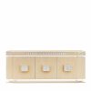 Cabinets | Lalique Raisins Sideboard Clear Crystal/ Ivory Ash And Polished Steel