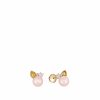 Earrings | Lalique L'Oiseau Tonnerre Earrings Pink Gold/ Agates/ Citrines/ Quartz/ Diamonds