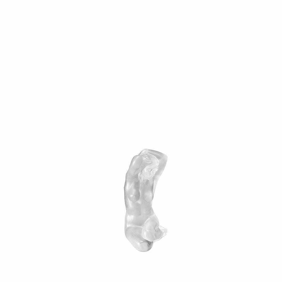 Sculptures | Lalique Flora Small Nude Sculpture Clear Crystal