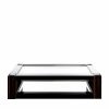 Tables | Lalique Raisins Coffee Table Clear Crystal/ Black Lacquered And Natural Ebony