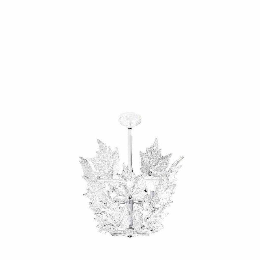 Chandeliers | Lalique Champs-Elysees Chandelier Clear Crystal/ Chrome Finish