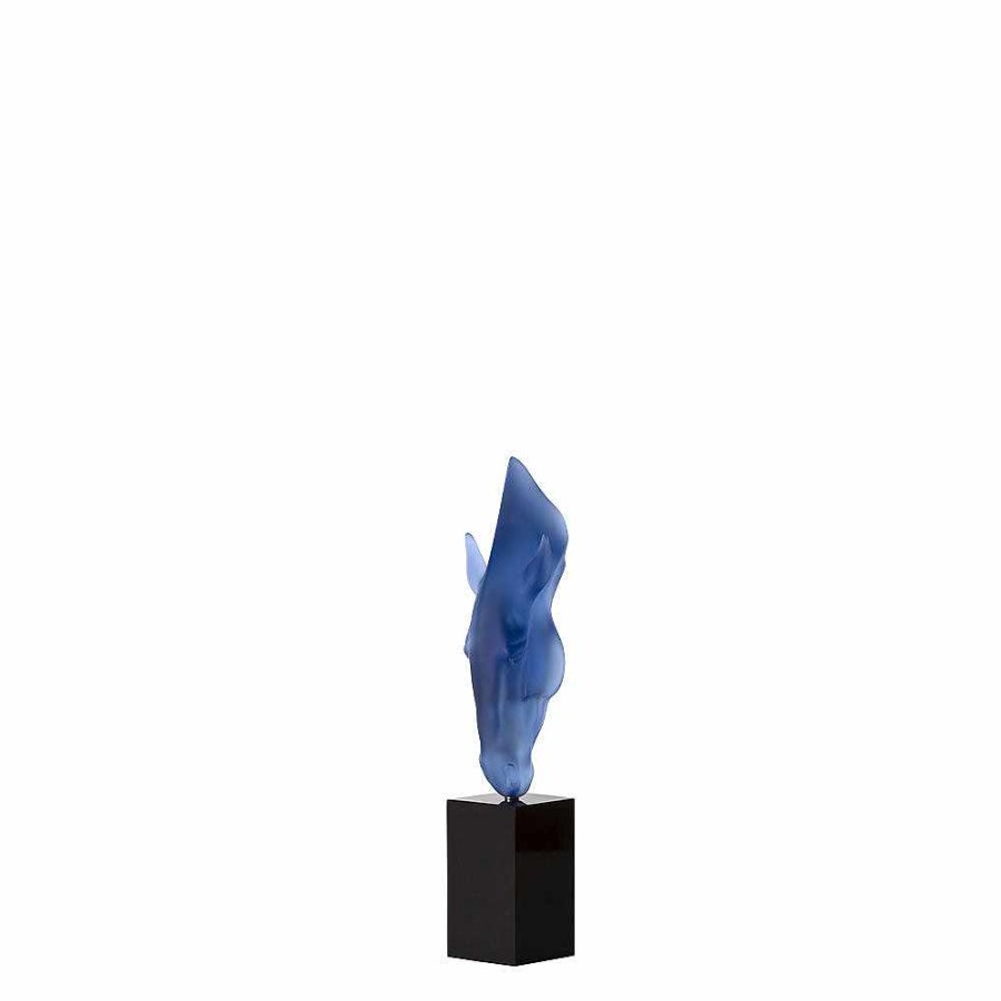 The Art Pieces | Lalique Still Water By Nic Fiddian Green & Lalique, 2021 Blue Crystal