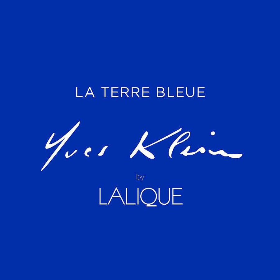 The Art Pieces | Lalique La Terre Bleue, Yves Klein By Lalique, 2015 Blue Crystal/ Lost Wax Technique