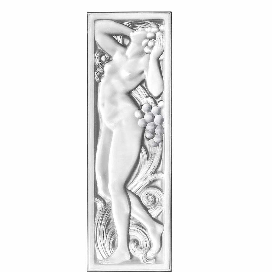 Decorative Panels | Lalique Femme Tete Levee Decorative Panel Clear Crystal/ Non Mirrored