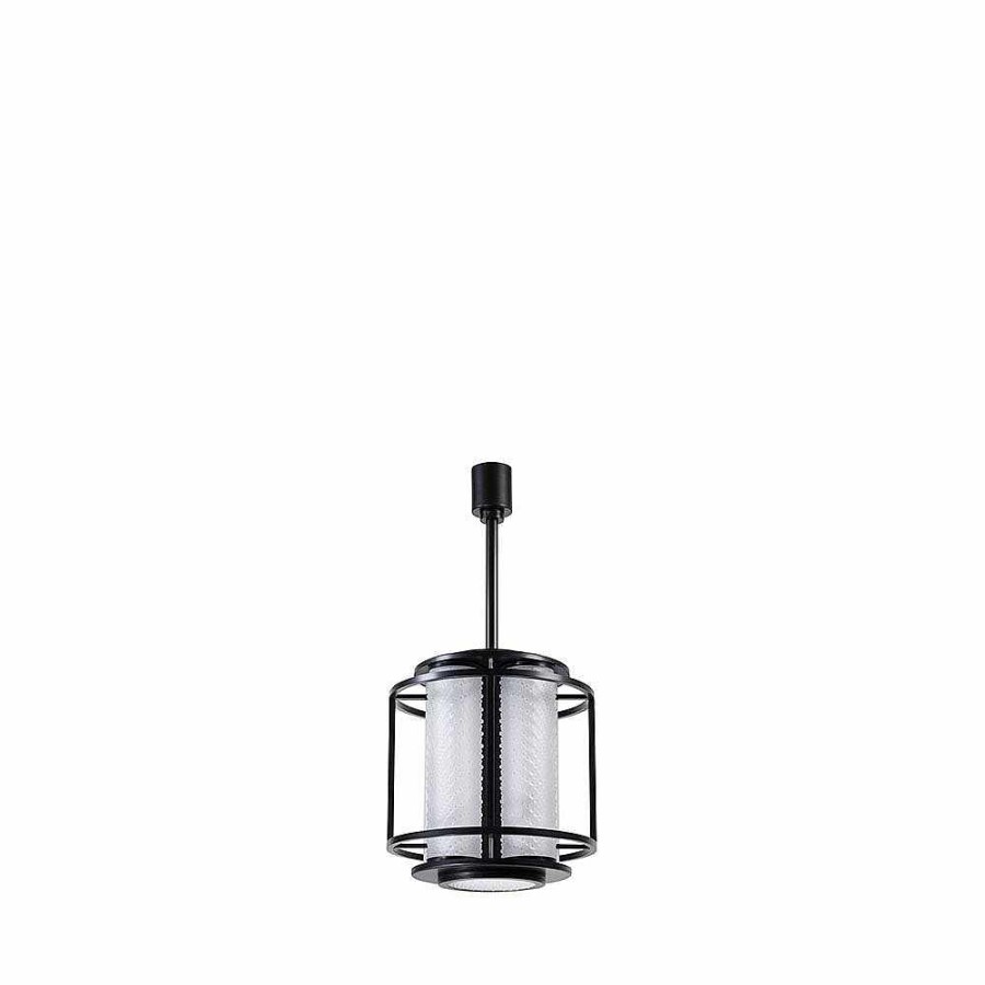 Ceiling Lamps & Lights | Lalique Coutard Lantern Small Size By Pierre-Yves Rochon Clear Crystal And Matte Black