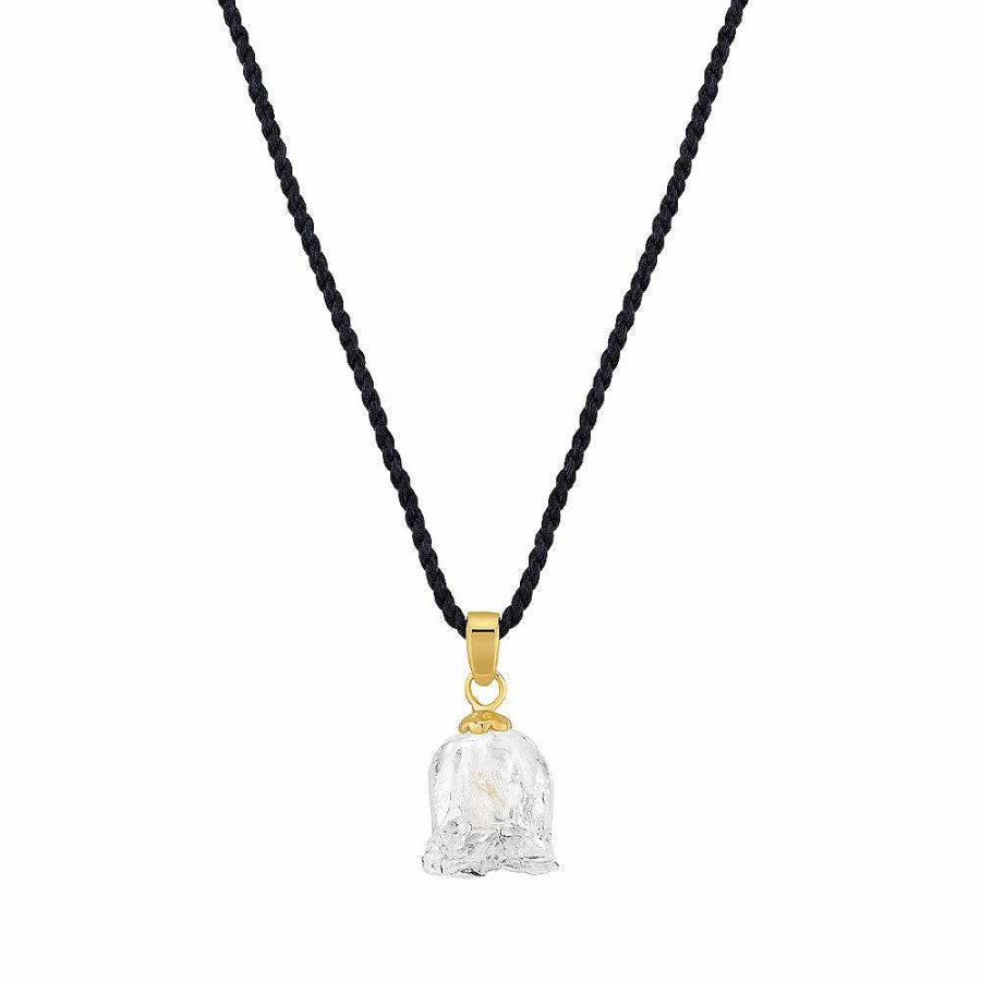 Pendants | Lalique Muguet Pendant Clear Crystal/ Vermeil