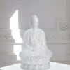 Sculptures | Lalique Small Buddha Sculpture Clear Crystal