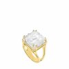 Rings | Lalique Arethuse Ring Clear Crystal/ Vermeil