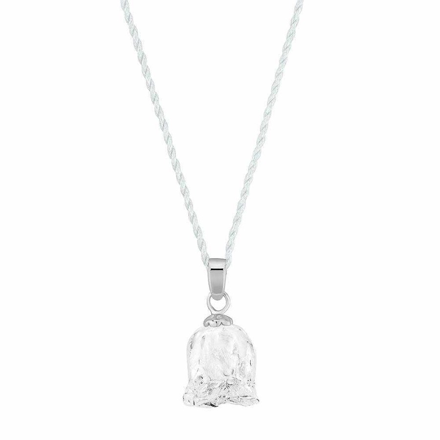 Pendants | Lalique Muguet Pendant Clear Crystal/ Silver