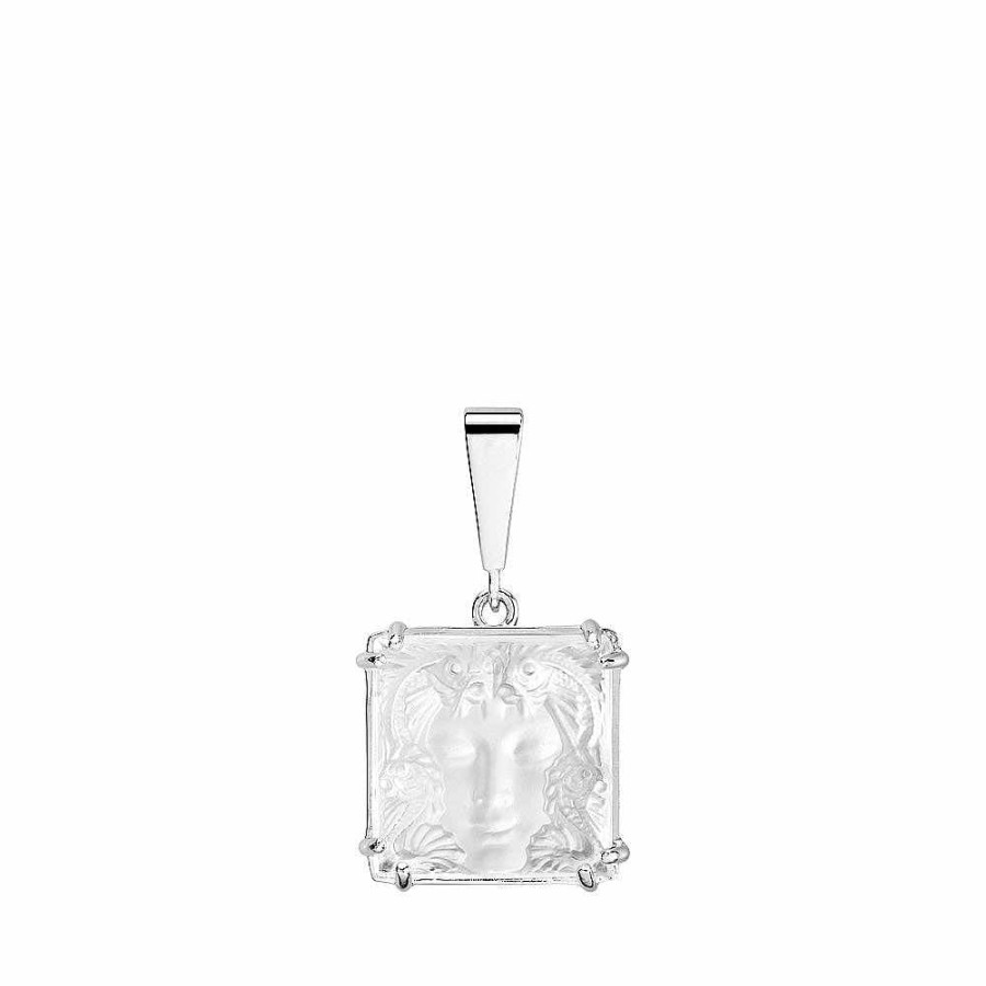 Pendants | Lalique Arethuse Pendant Clear Crystal/ Silver