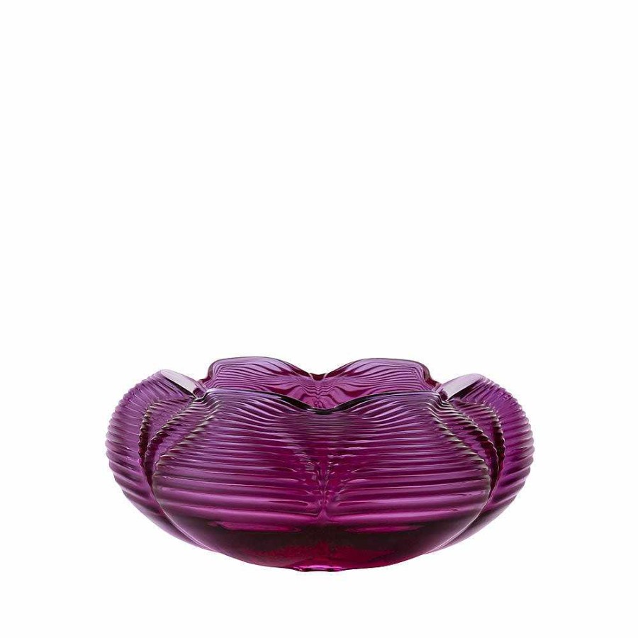 The Art Pieces | Lalique Fontana Bowl, Zaha Hadid & Lalique, 2016 Fuchsia Crystal