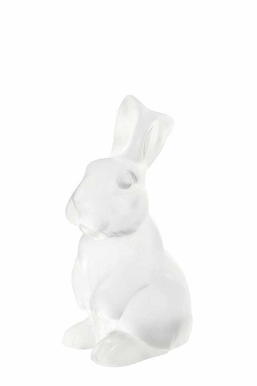 Sculptures | Lalique Toulouse Rabbit Sculpture Clear Crystal