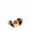 Rings | Lalique L'Oiseau De Feu Ring Yellow Gold/ Fire Opal/ Diamonds/ Sapphire/ Cultured Pearls/ Jade