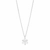 Pendants | Lalique Fleur De Neige Pendant Clear Crystal/ Silver