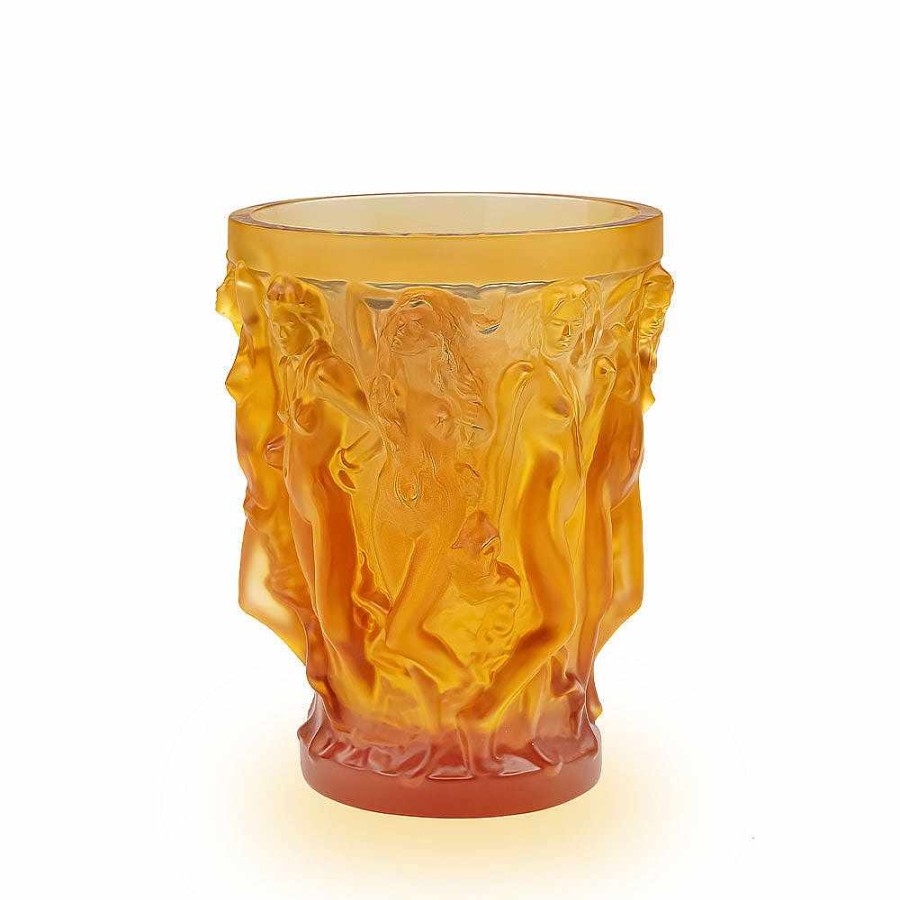 The Art Pieces | Lalique Sirenes Vase, Terry Rodgers & Lalique, 2020 Amber Crystal