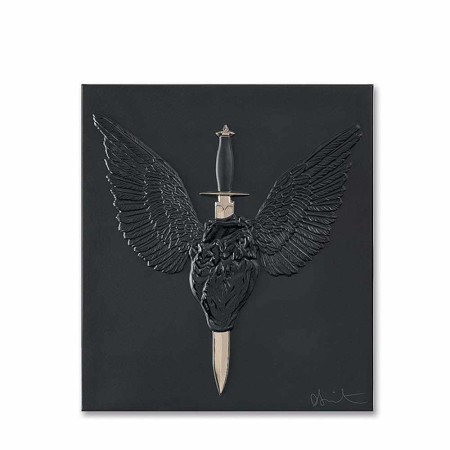 The Art Pieces | Lalique Eternal Prayer, Damien Hirst & Lalique, 2017 Black Crystal/ Platinum Stamped