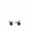 Earrings | Lalique L'Oiseau Tonnerre Earrings White Gold/ Lapis Lazuli/ Topazes/ Quartz/ Diamonds