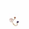 Rings | Lalique L'Oiseau Tonnerre Open Ring Pink Gold/ Cultured Pearl/ Amethyst/ Sapphire/ Diamond