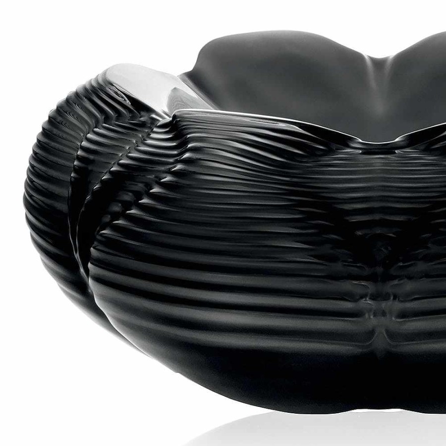 The Art Pieces | Lalique Fontana Bowl, Zaha Hadid & Lalique, 2016 Black Crystal