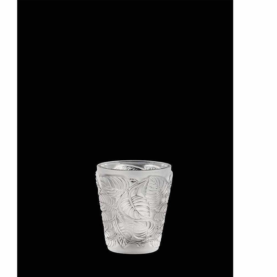 Candleholders & Votives | Lalique Feuilles Votive Clear Crystal