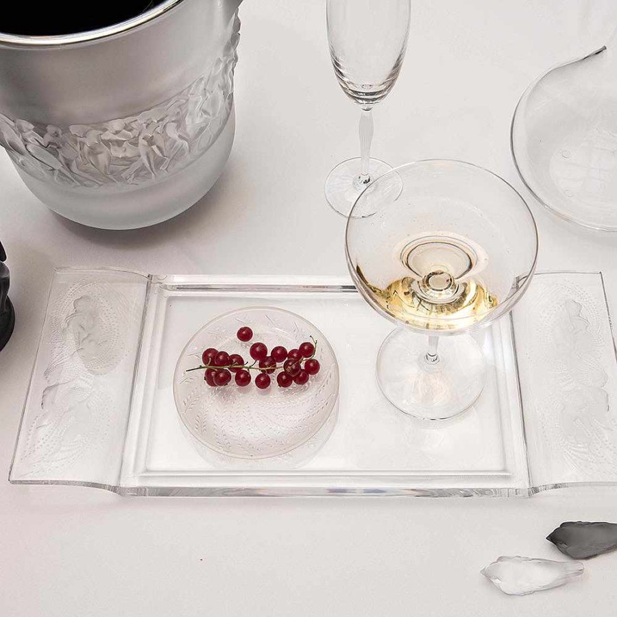 Table Accessories | Lalique Bacchantes Champagne Cooler Clear Crystal