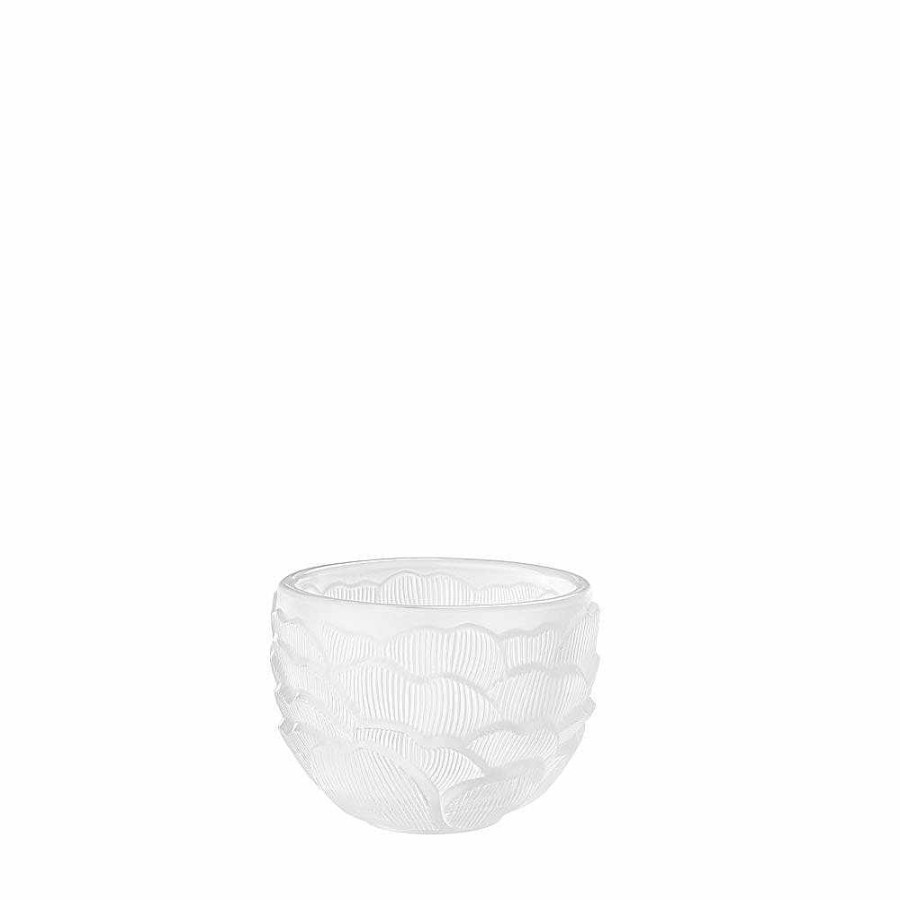 Candleholders & Votives | Lalique Pivoine Votive Clear Crystal