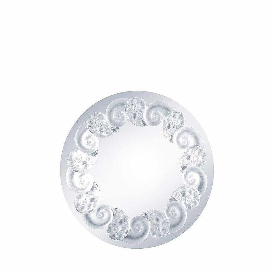 Mirrors | Lalique Oceania Mirror Clear Crystal