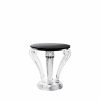 Tables | Lalique Marsan Pedestal Table Clear Crystal