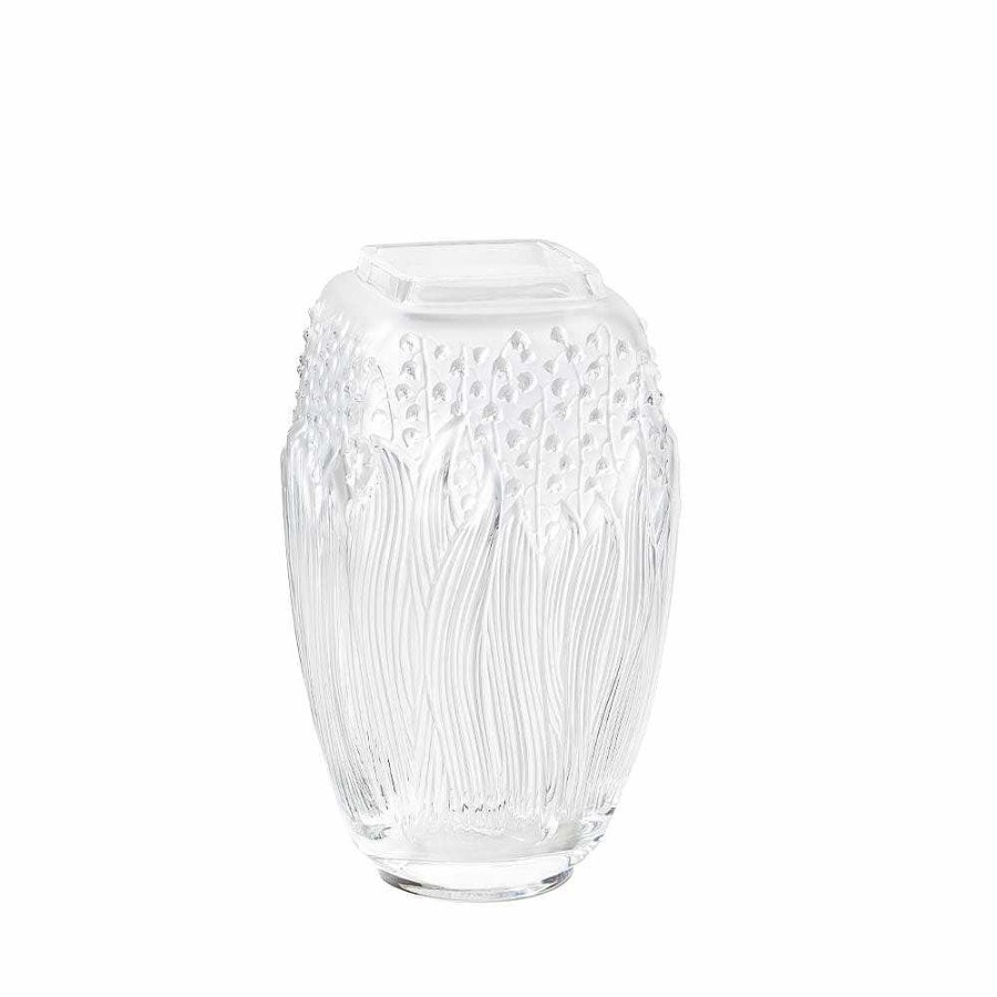 Vases | Lalique Eternal Prayer, Damien Hirst & Lalique, 2017 Black Crystal/ Platinum Stamped