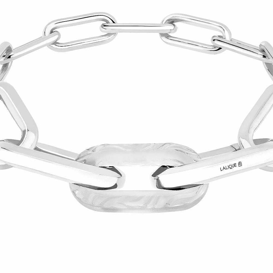 Bracelets | Lalique Empreinte Animale Bracelet Clear Crystal/ Silver